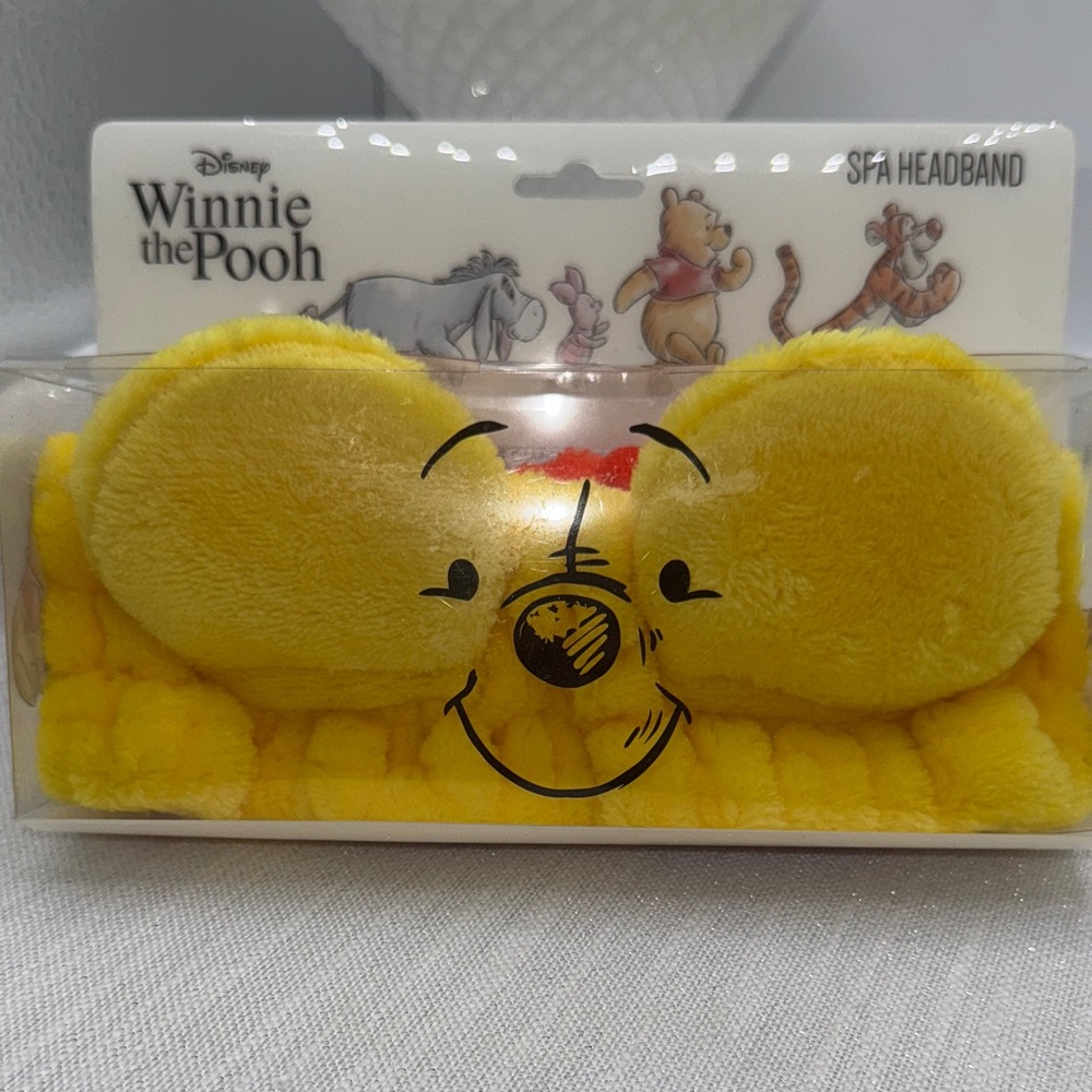 Disney Winnie the Pooh, spa headband stretchy holds back loose strands of hair